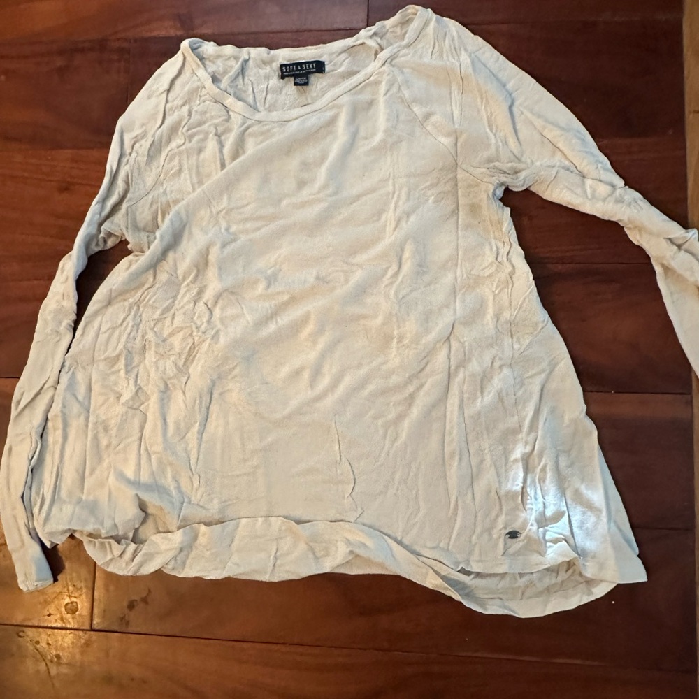Free People Cream Women's Top